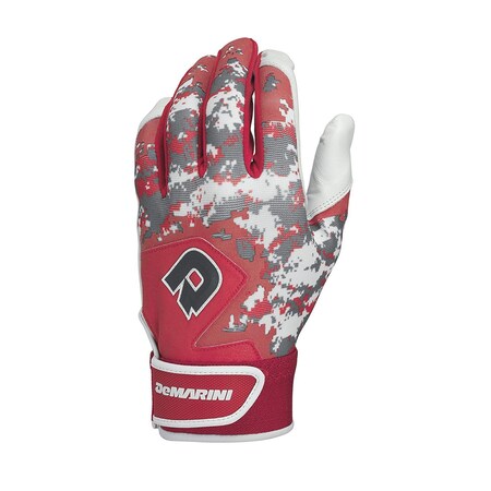 Demarini DeMarini Digi Camo II Youth Batting Glove-Scarlet Small WTD6313SCYS